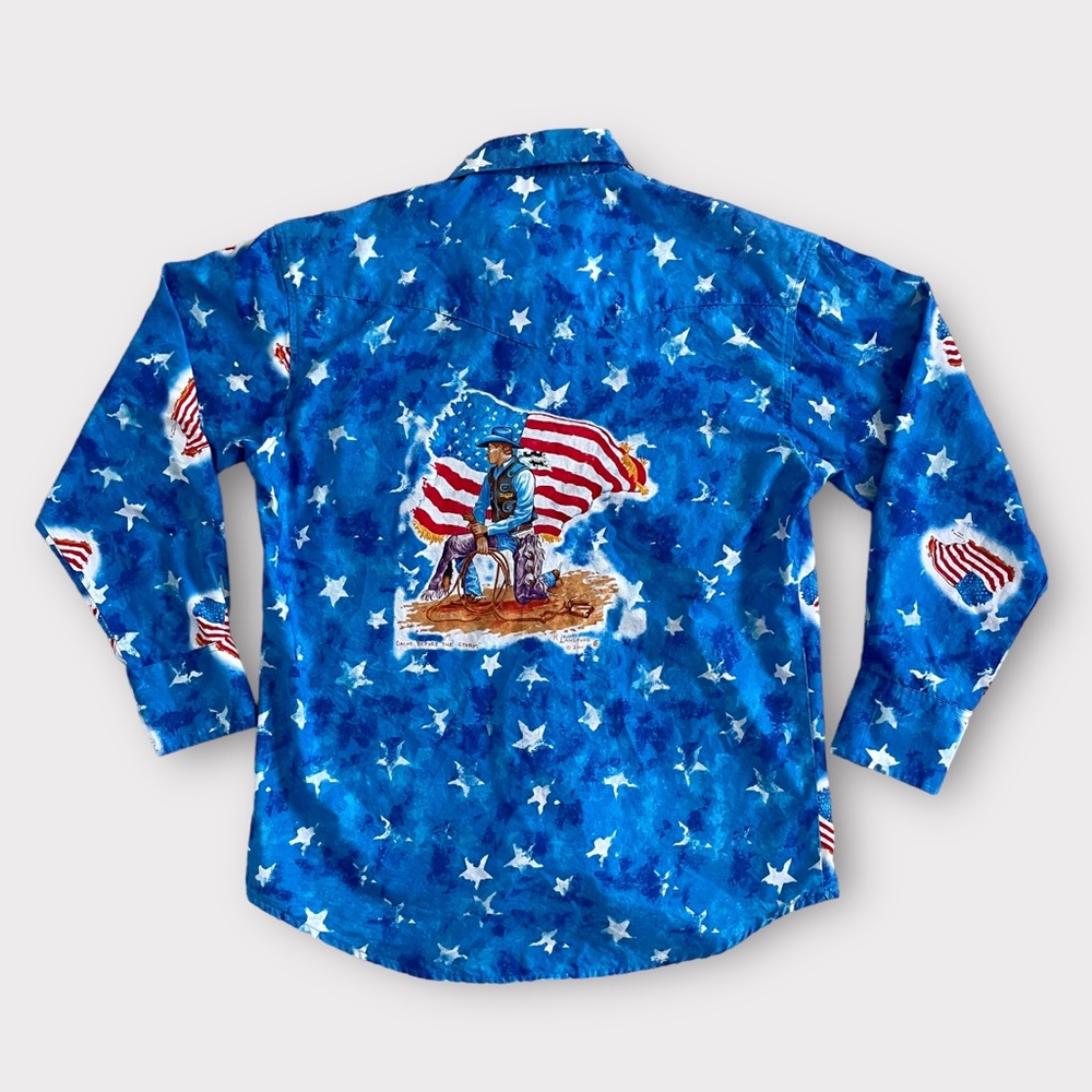 Wrangler Western Cowboy 2004 Calm Before the Storm by R. Langford Shirt